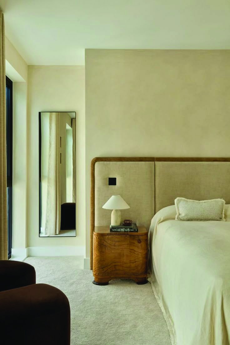 I like the idea of a calm bedroom
